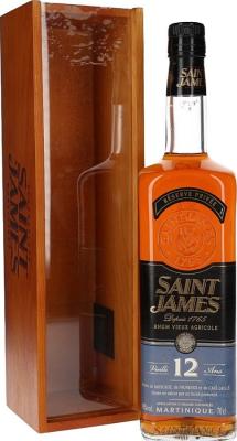 Saint James Rhum Vieux Agricole Wooden Box 12yo 43% 700ml