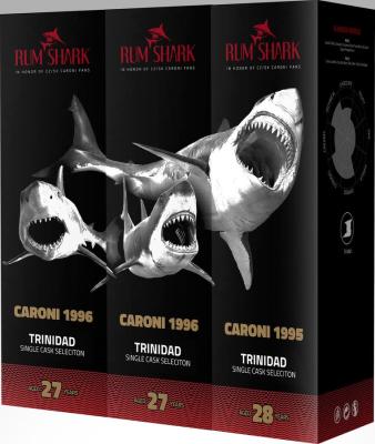 Rum Shark Triple Caroni 3 Bottles SET 700ml