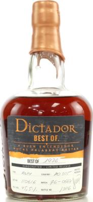 Dictador Best of 1976 A Buen Entendedor Pocas Palabras Bastan 45.5% 700ml