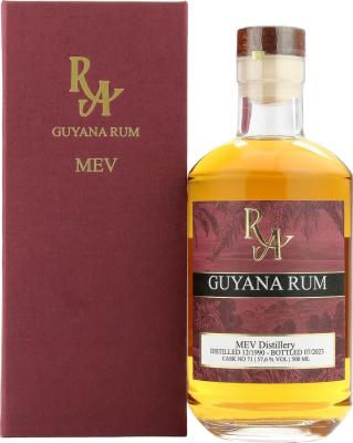 Rum Artesanal 1990 Enmore MEV Guyana Cask no.71 32yo 57.6% 500ml