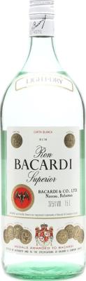 Bacardi Carta Blanca Superior Light Dry 37.5% 1500ml