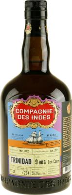 Compagnie des Indes 2012 Trinidad Ten Cane Single Cask 9yo 56.3% 700ml