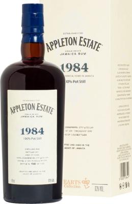 Appleton Estate 1984 Jamaica Hearts Collection Pot Still 63% 700ml