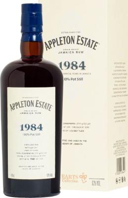 Appleton Estate 1984 Jamaica Hearts Collection Pot Still 63% 700ml
