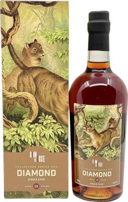 Rom De Luxe 1996 Diamond Guyana MDS Collectors Series No.2 Batch No.2 25yo 50.8% 700ml