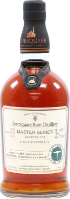 Foursquare Master Series Edition No.2 Private Cask Selection 12yo 62% 750ml