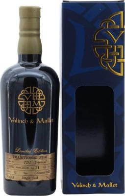 Valinch & Mallet 2002 T.D.L Traditional Rum Cask No.12 21yo 54.1% 700ml