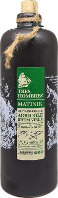 Tres Hombres Edition 33 Captain's Choice Matinik 44% 500ml