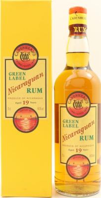 Cadenhead's Green Label Nicaragua Rum 19yo 46% 700ml