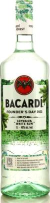 Bacardi 2023 Founder's Day Puerto Rico Superior White Unaged 40% 1000ml