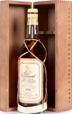 Clement 1976 Tres Vieux Rhum Agricole Wooden Box 20yo 42% 700ml