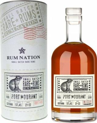 Rum Nation 1999 Port Mourant 17yo 57.4% 700ml