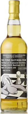 Rum&Whisky 2003 10th Anniversary The Fine Guyana 15yo 49.9% 700ml