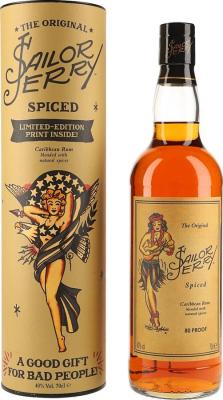 Sailor Jerry The Original Spiced Caribbean Tube 40% 700ml