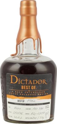 Dictador Best of 1982 A Buen Entendedor Pocas Palabras Bastan 41.2% 700ml