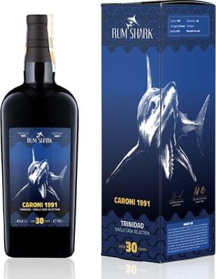 Rum Shark Caroni 1991 5A Trinidad Single Cask Selection 30yo 61.6% 700ml