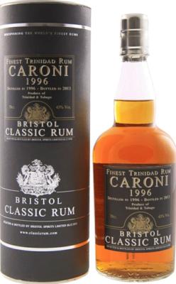 Bristol Classic 1996 Caroni Finest Trinidad 17yo 43% 700ml