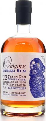 Origin R 2004 Panama Rum 12yo 59.6% 700ml