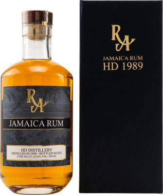 Rum Artesanal 1989 Hampden Jamaica No.211 31yo 67.6% 500ml