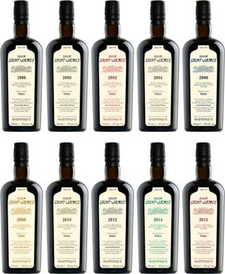 Velier Saint James Collection 25th AOC Anniversary 10 Bottles SET 47% 700ml