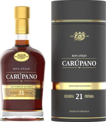 Carupano Reserva Privada Aged in American Oak Barrels 21yo 40% 700ml