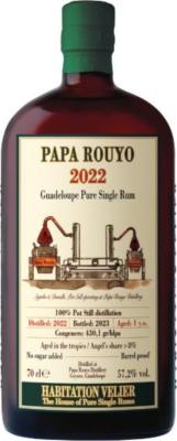 Habitation Velier 2022 Papa Rouyo Guadeloupe 1yo 57.2% 700ml