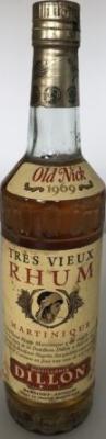 Dillon 1969 Old Nick Tres Vieux 45% 700ml