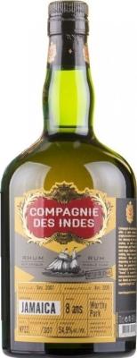 Compagnie des Indes 2007 Jamaica 8yo 54.9 54.9% 700ml