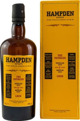 Velier Hampden Estate 2016 LROK The Younger 5yo 47% 700ml