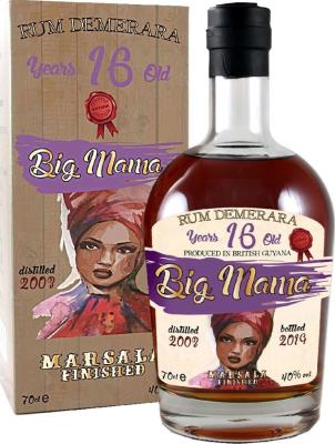 Big Mama 2003 Demerara Marsala Finished 16yo 40% 700ml
