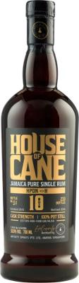 House Of Cane 2013 Hampden Cask No.434986 10yo 58.8% 700ml