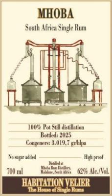 Habitation Velier Mhoba 62% 700ml