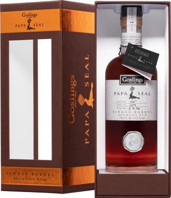 Goslings Papa Seal Single Barrel Bermuda Rum 41.5% 700ml