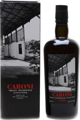 Velier Caroni 1996 Trilogy Blended Guyana Stock 60th Anniversary 20yo 66.11% 700ml