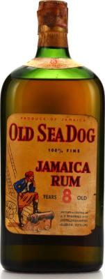Old Sea Dog 100% Fine Jamaica Rum 1960s 8yo 43% 750ml