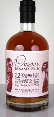 Origin R. 2004 Secrete Panama 12yo 46% 700ml