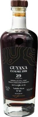 Nobilis Rum 1991 Guyana Enmore No.10 Selected by Rum Exchange 29yo 51.2% 700ml