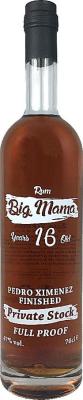Big Mama Pedro Ximenez Finished Full Proof Private Stock 16yo 67% 700ml