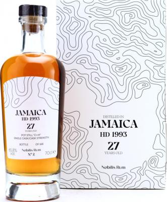 Nobilis Rum 1993 Hampden Jamaica No.2 27yo 65.8% 700ml
