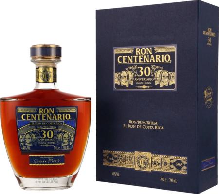 Ron Centenario 30th Anniversary El Ron De Costa Rica 30yo 40% 700ml
