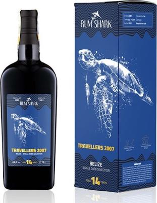 Rum Shark Travellers 2007 6B Belize Single Cask Selection 14yo 67.6% 700ml