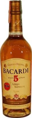 Bacardi Anejo Superior 5yo 40% 700ml