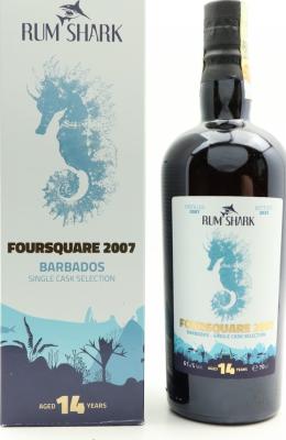 Rum Shark 2007 Foursquare Barbados Single Cask Selection 14yo 61.6% 700ml