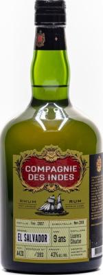 Compagnie des Indes 2007 El Salvador 9yo 43% 700ml