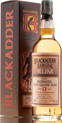 Blackadder 2004 Foursquare Barbados Raw Cask Four Square Rum 12yo 64.4% 700ml