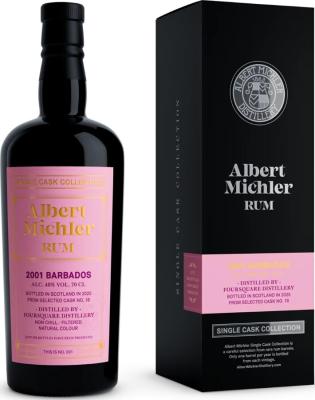 Albert Michler 2001 Foursquare Barbados Cask No.18 24yo 48% 700ml