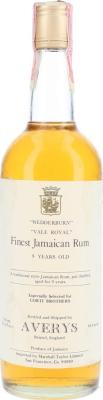 Averys Finest Jamaican Rum 9yo 43.4% 750ml