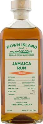 Down Island Spirits 2012 Hampden Jamaica 10yo 60% 750ml
