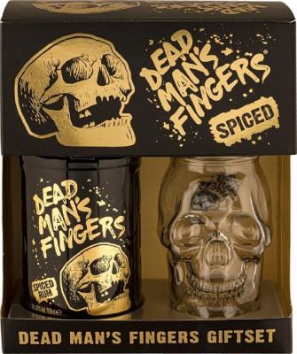 Dead Man's Fingers Spiced & Skull Glass Gift Pack 37.5% 700ml