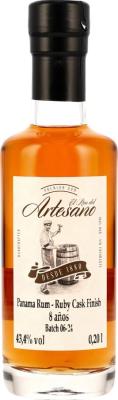 El Ron Del Artesano Panama Rum Ruby Port Cask Finish #06-24 8yo 43.4% 200ml